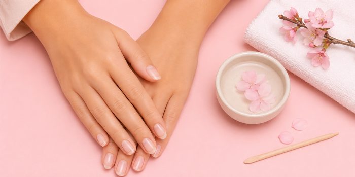 Manucure japonaise a domicile, ongles naturels